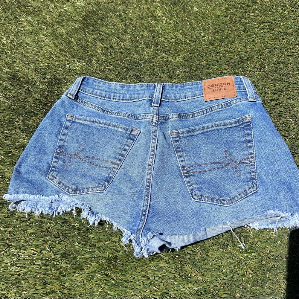 Levi's Blue Jean Shorts Distressed Cut-Offs